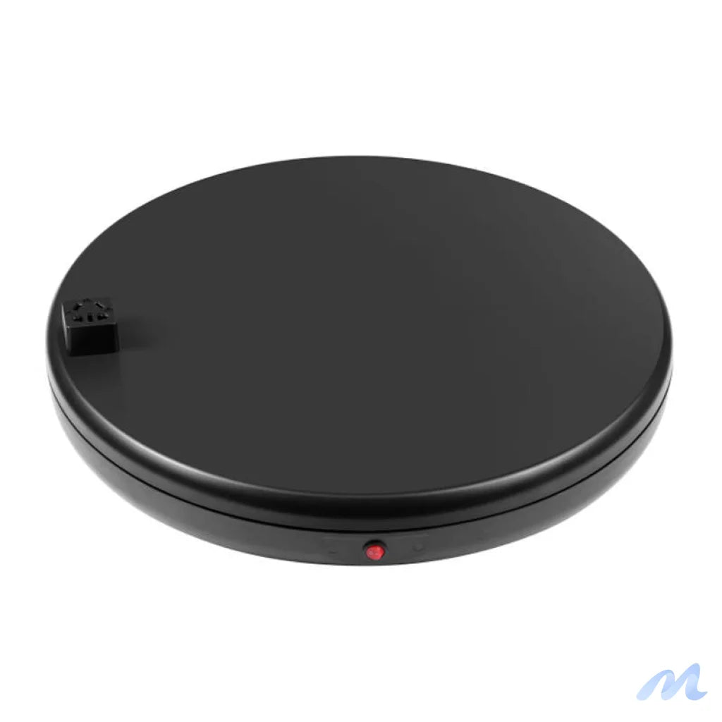 Rotating display stand Puluz with power socket 45 cm (black)