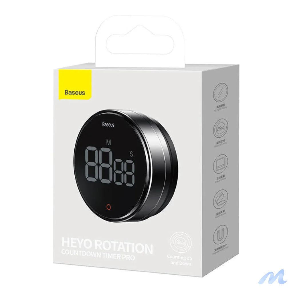 Rotation countdown timer Baseus heyo Pro Dark (grey)