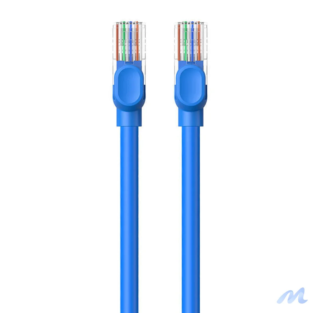 Round Cable Baseus Ethernet RJ45, Cat.6, 0,5m (blue)