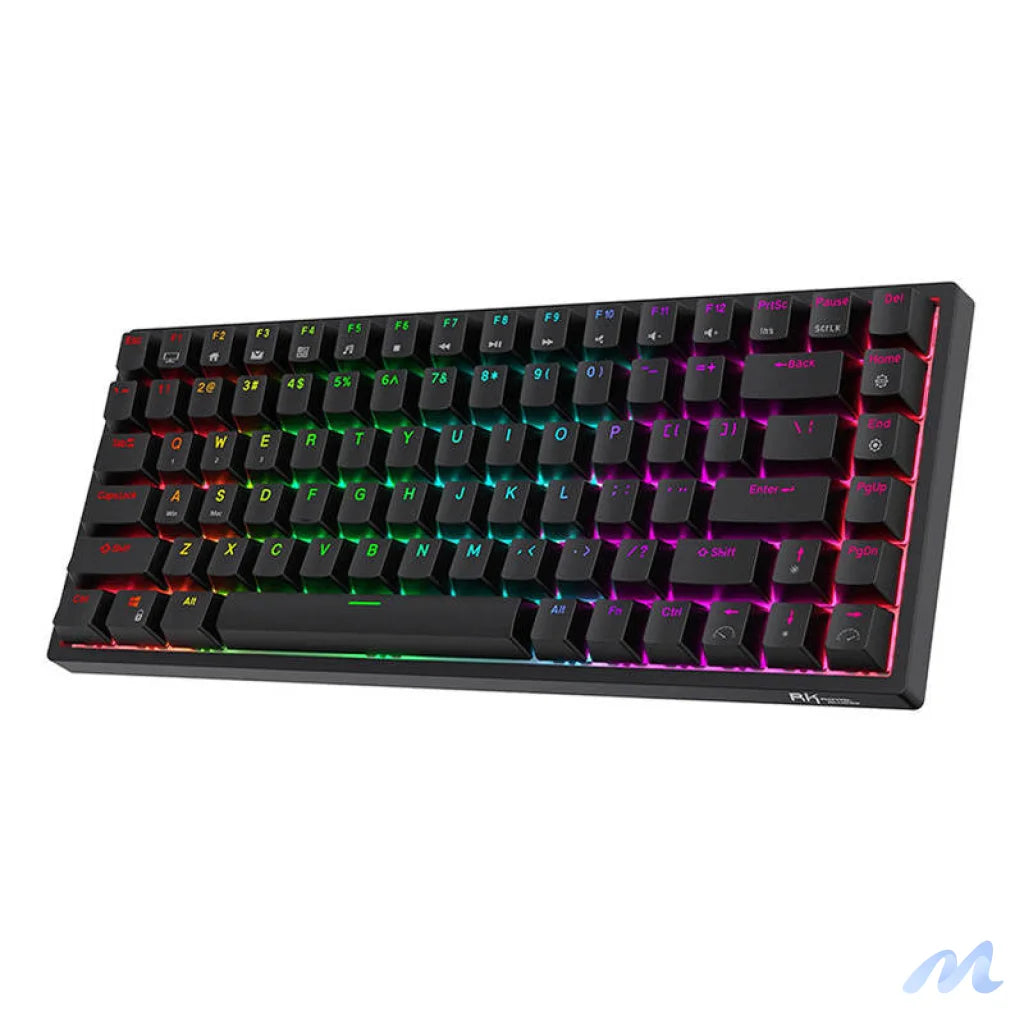 Royal Kludge RK84 RGB Mechanical Keyboard, Red switch (black) (QWERTY)