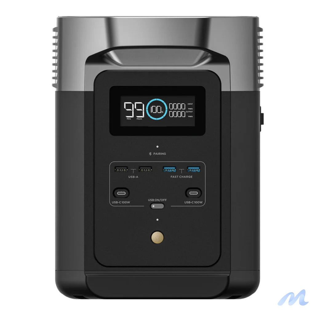 Set: EcoFlow Delta 2 power station + 220W photovoltaic panel.