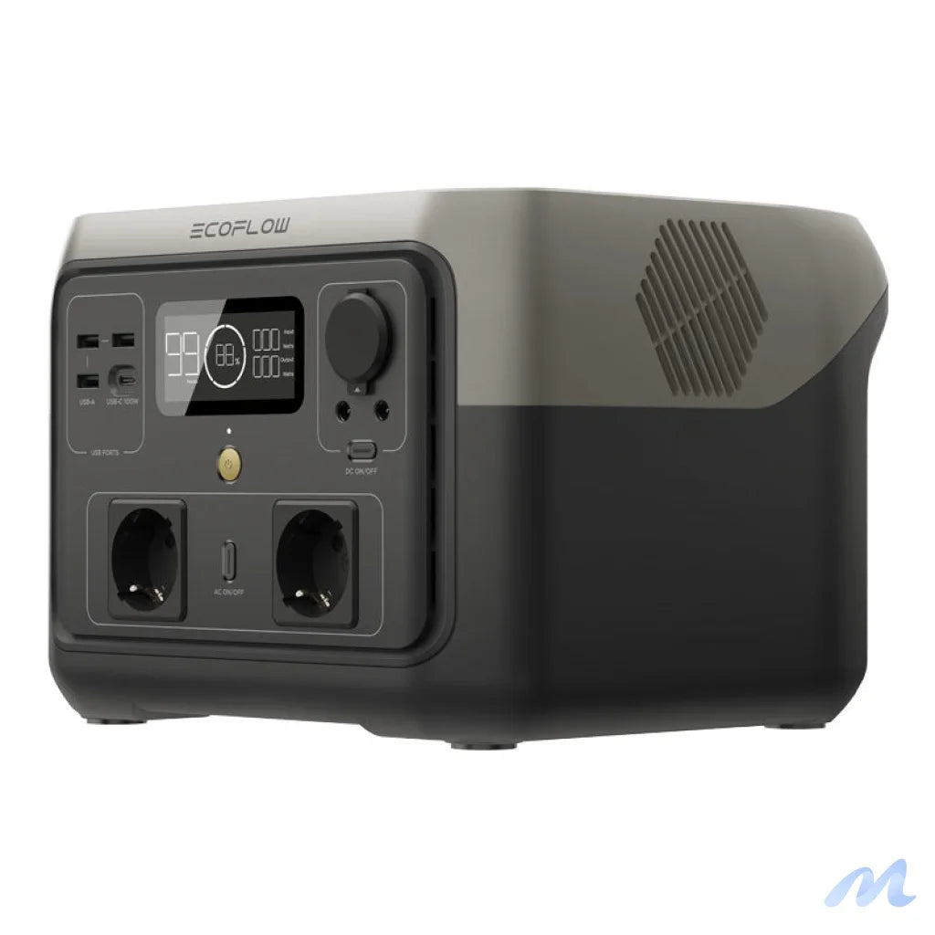 Set: EcoFlow River 2 Max power station + 160W photovoltaic panel.