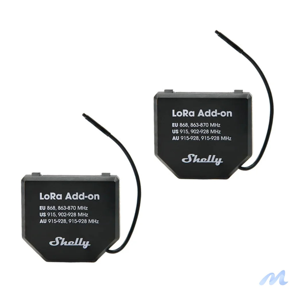 Set of 2 EU868 Relays for gen.3/4 Shelly LoRa Add-on