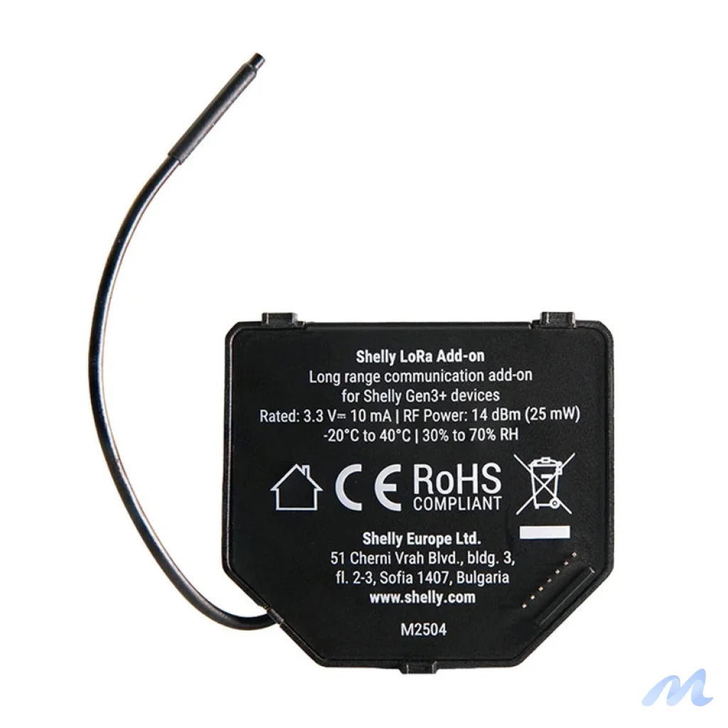 Set of 2 EU868 Relays for gen.3/4 Shelly LoRa Add-on