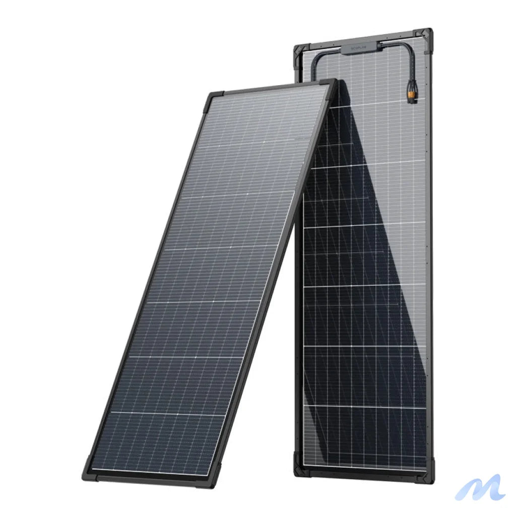 Set of 2x EcoFlow 130W photovoltaic panel (rigid construction)