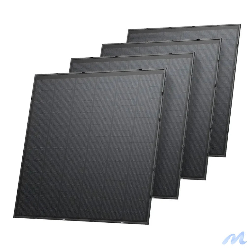 Set of 2x EcoFlow 250W photovoltaic panel Rigid design