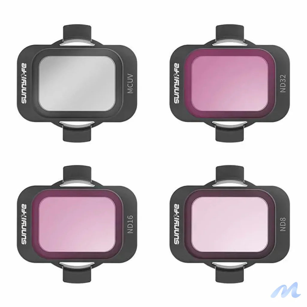 Set of 4 filters Sunnylife MCUV, ND8/16/32 for DJI Avata 2