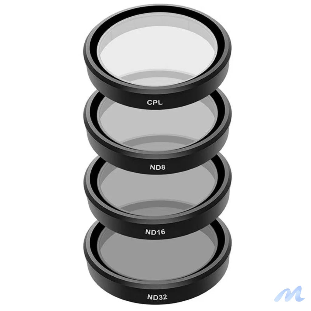 Set of 4 TELESIN CPL/ND8/ND16/ND32 filters for DJI Osmo Action 3 / 4 / 5
