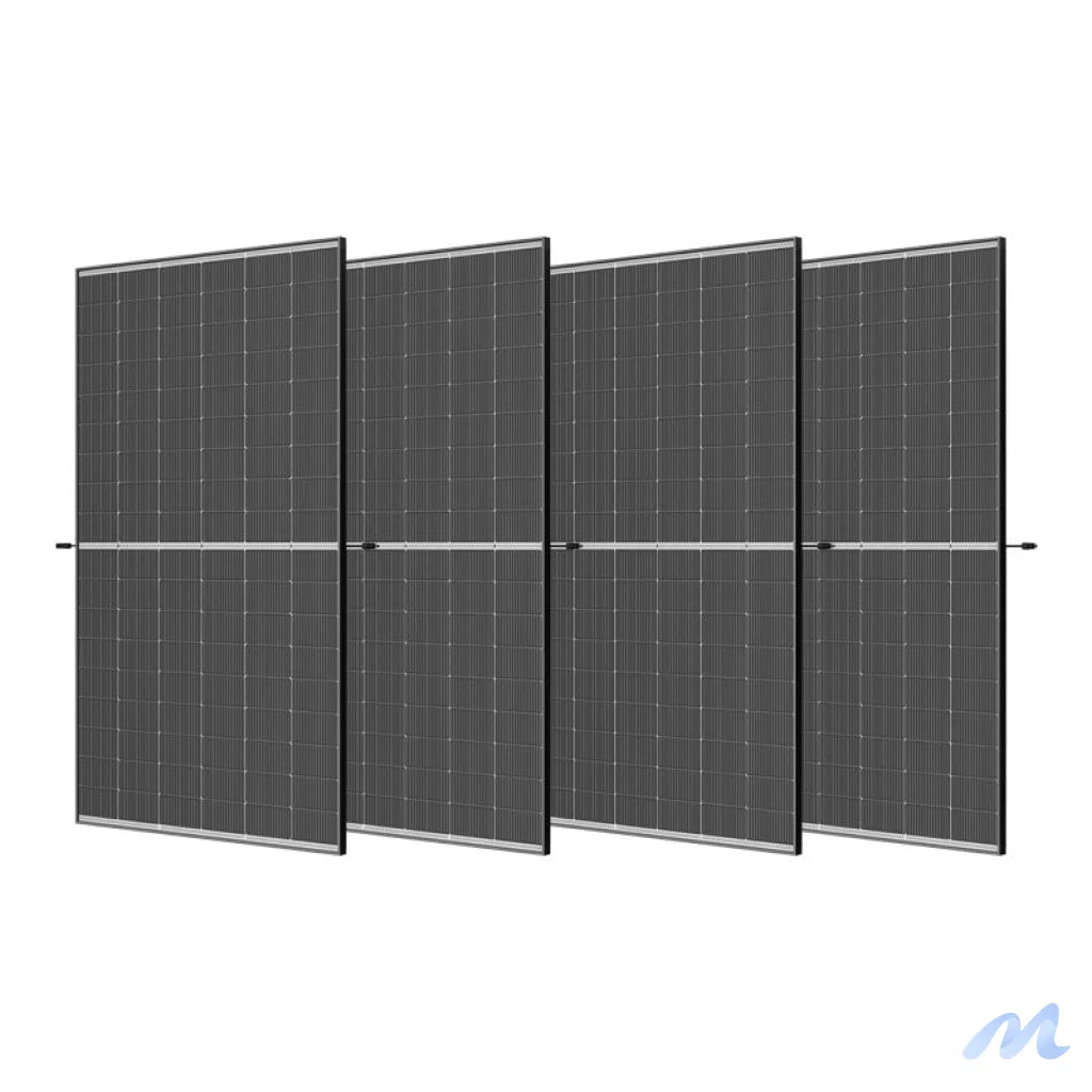 Set of 4x Trina 510W photovoltaic panel.