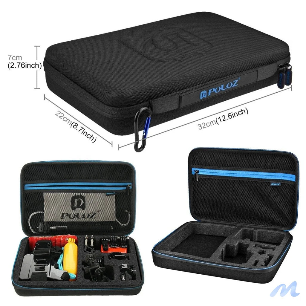 Set of 53 Puluz accessories for sports cameras PKT09