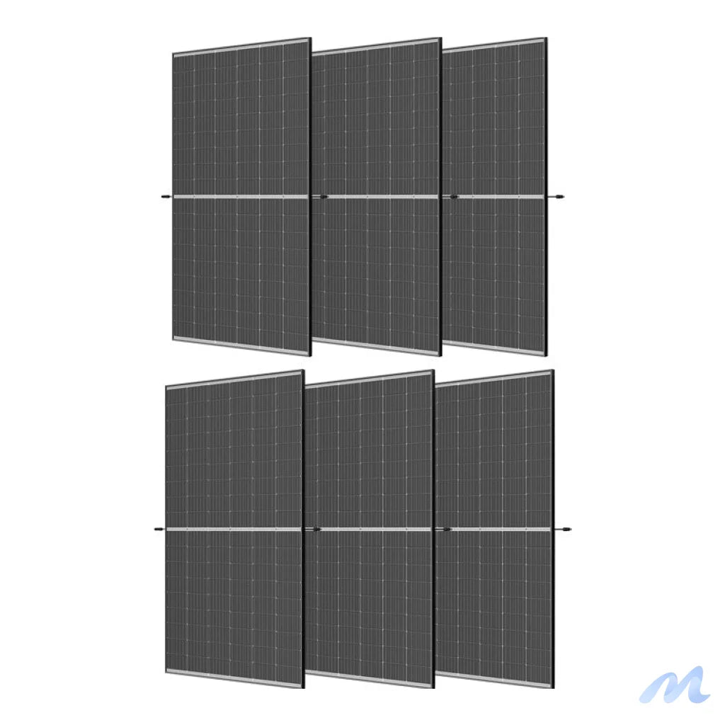 Set of 6x Trina 510W photovoltaic panel.