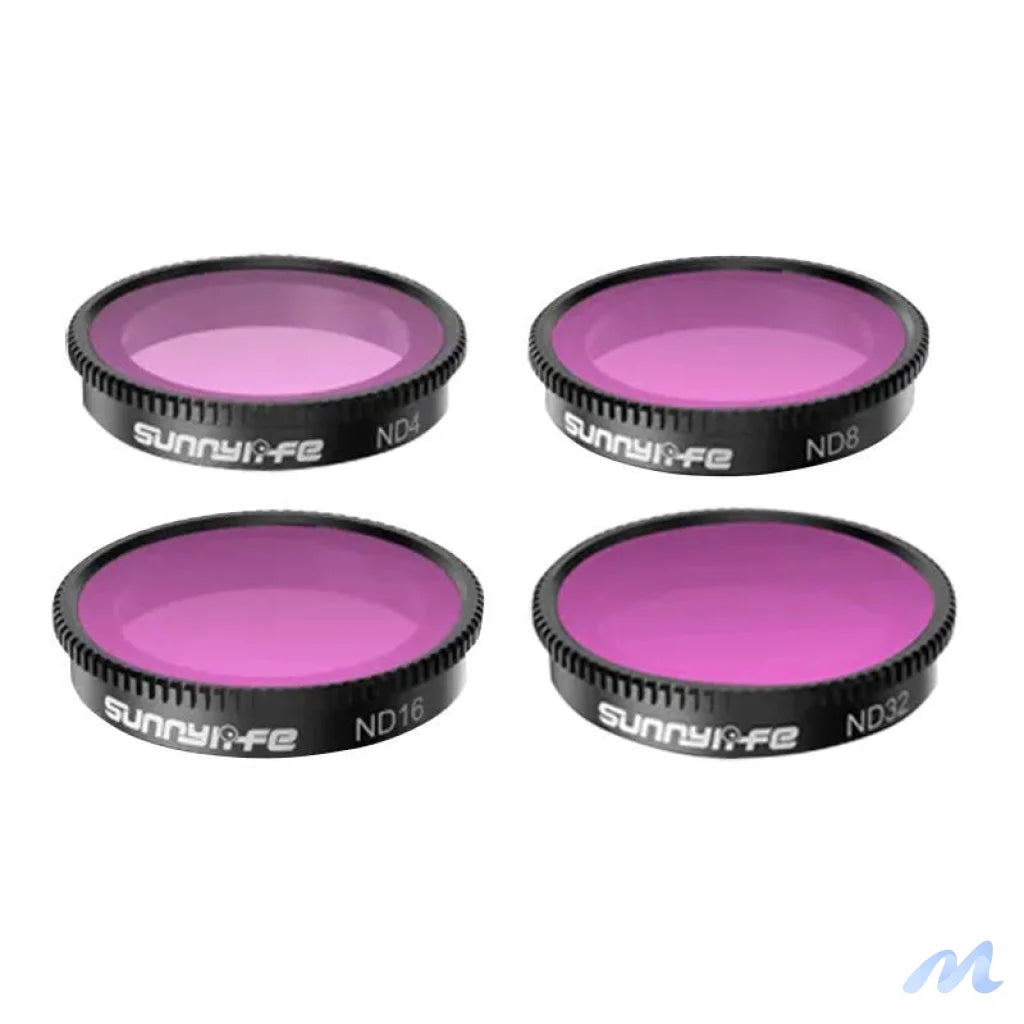 Set of filters ND4, ND8, ND16, ND32 Sunnylife for Insta360 GO 3/2