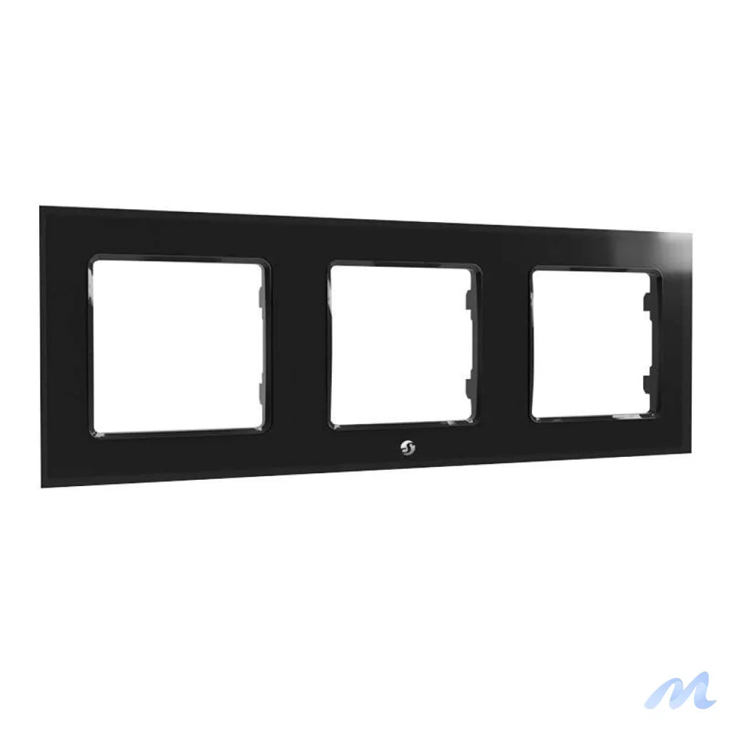 Shellly Switch Frame Triple (Black)
