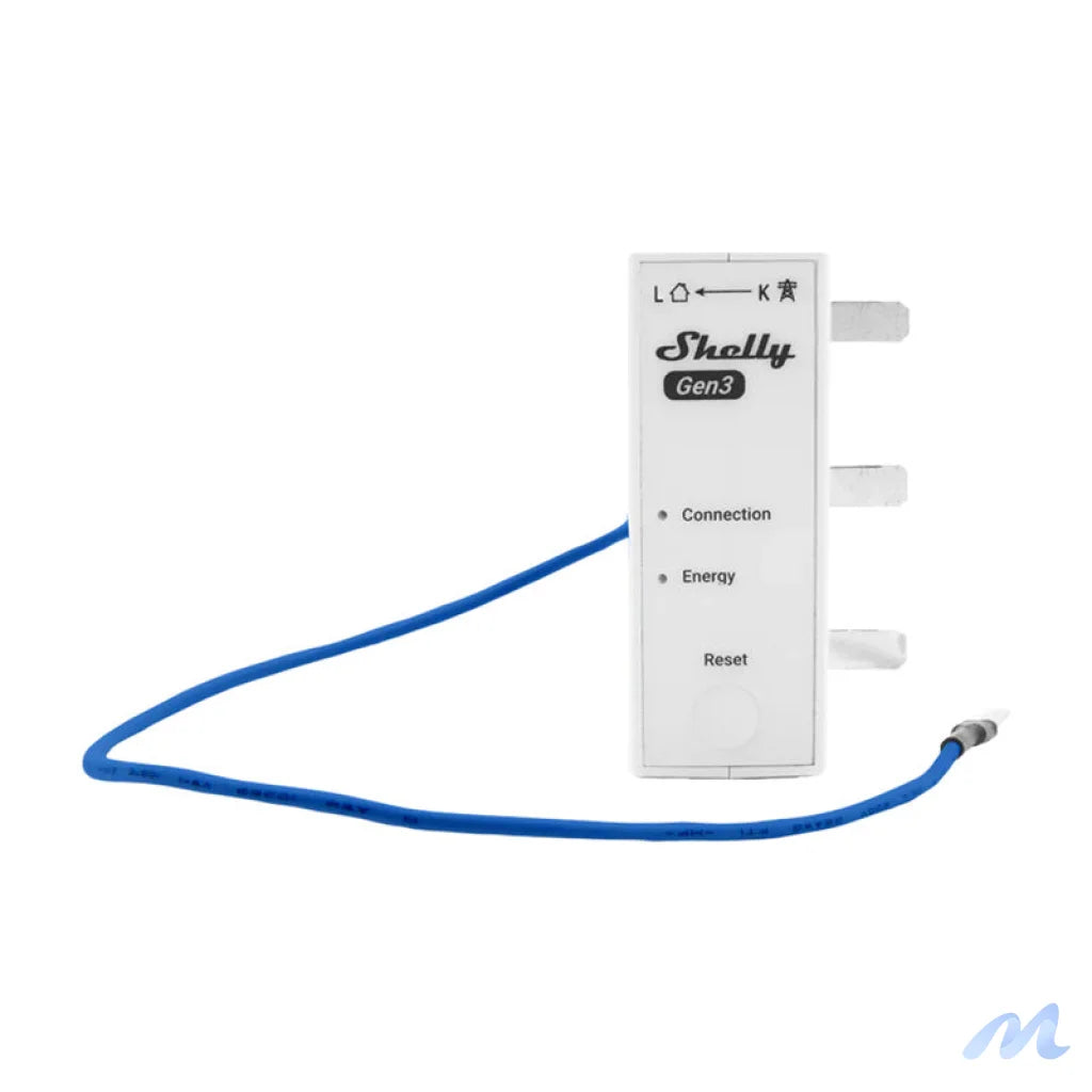 Shelly 3EM-63T Gen3 1/3-channel WiFi energy meter (flat terminal)