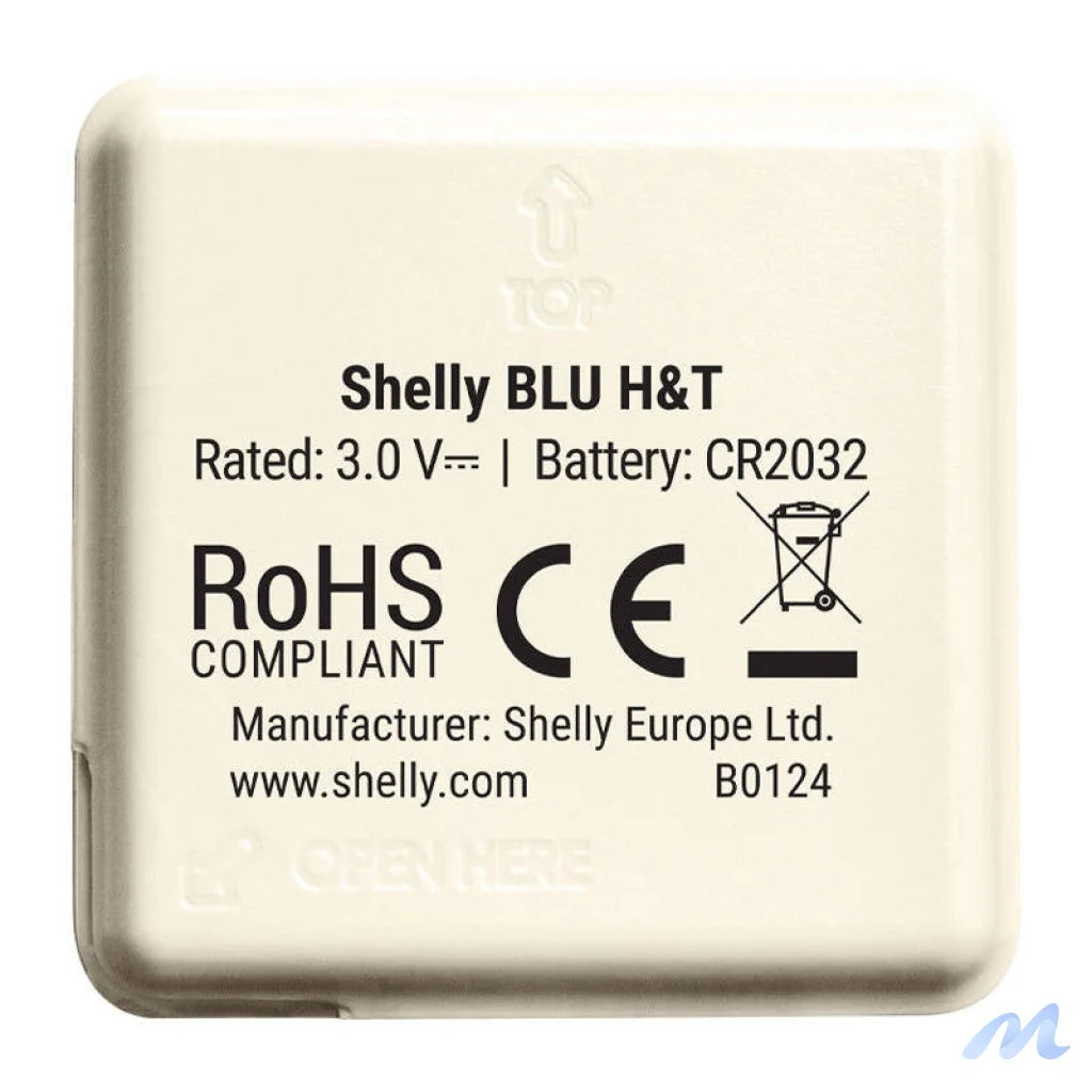 Shelly BLU H&T Temperature and humidity Sensor (Ivory)