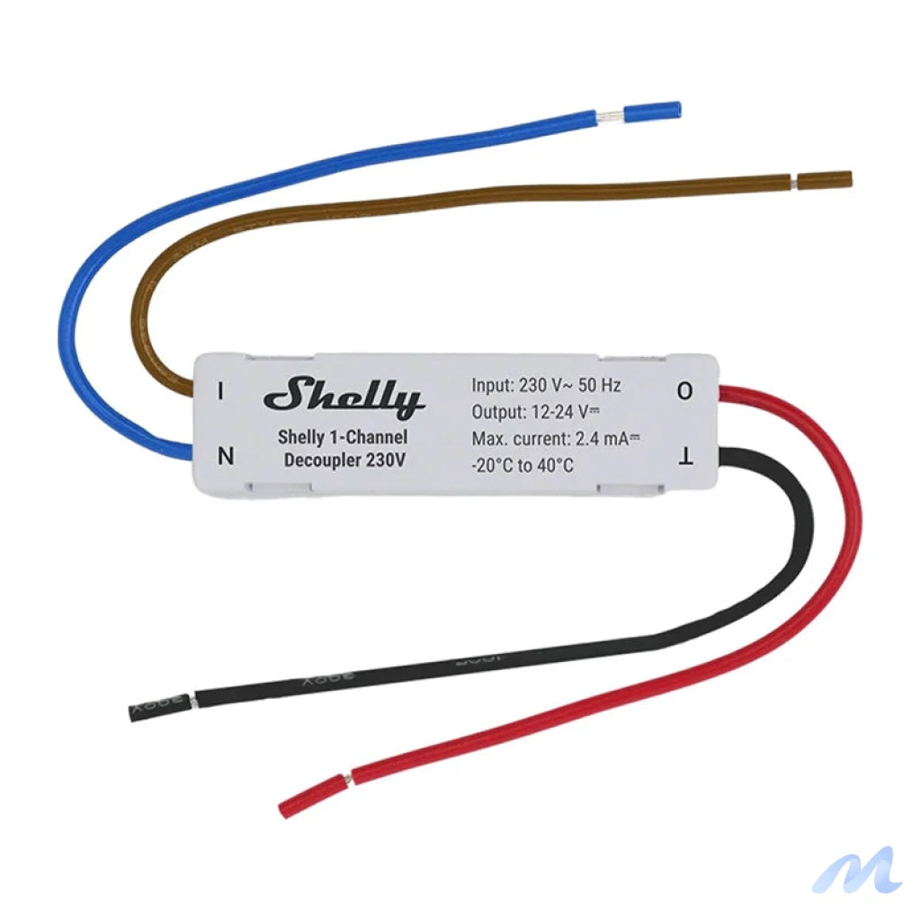 Shelly Decoupler 1-channel decoupler 230V