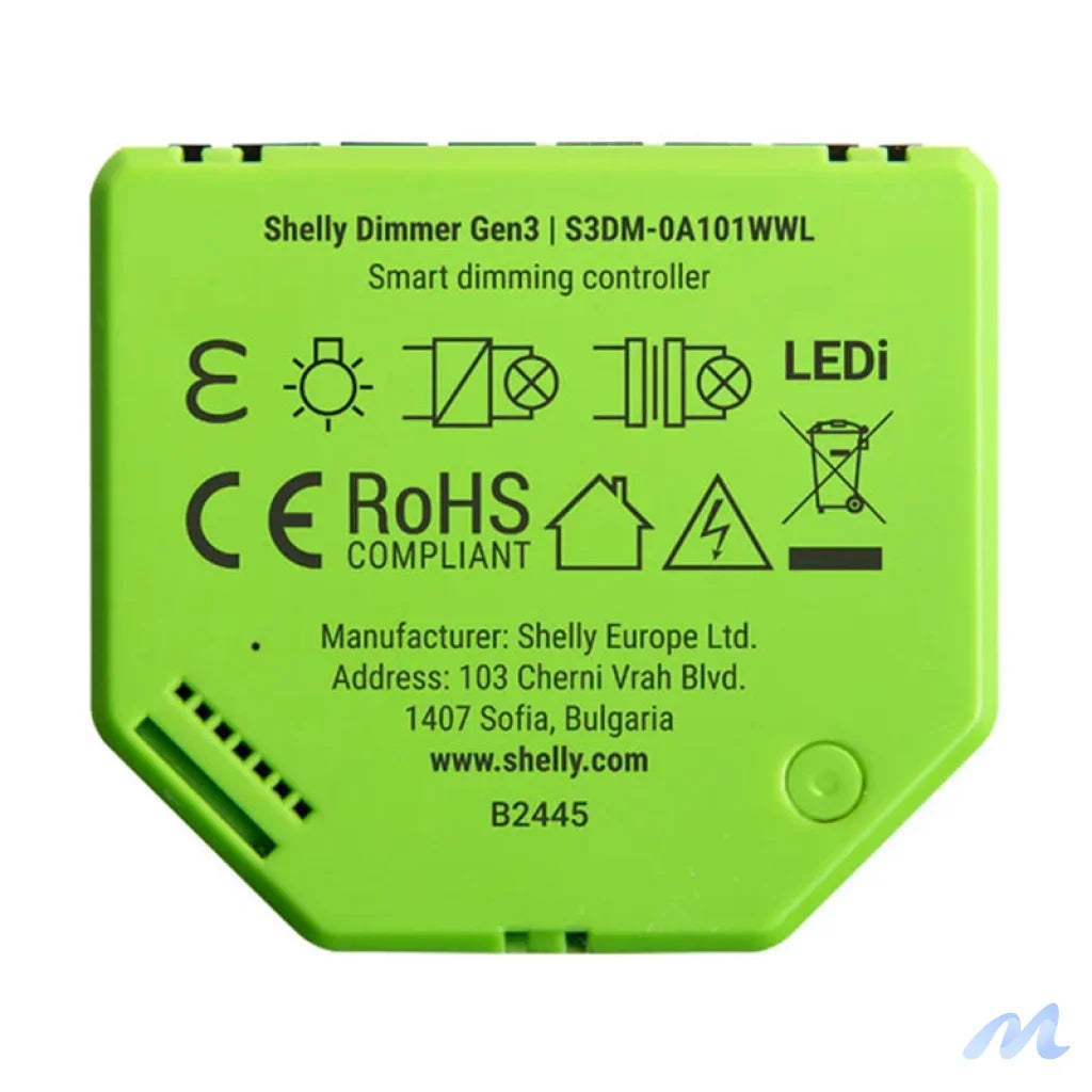 Shelly Dimmer Gen3 WiFi Light Controller
