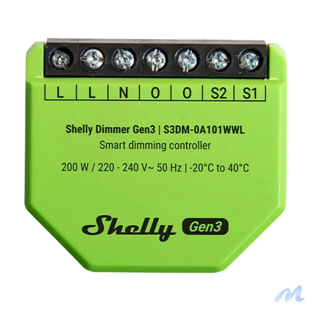Shelly Dimmer Gen3 WiFi Light Controller