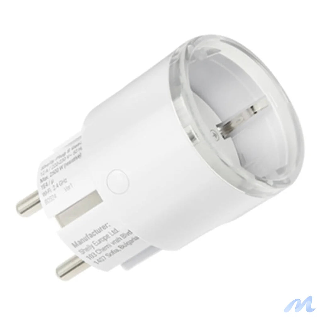 Shelly Plug S MTR Gen3 Smart Outlet (White)