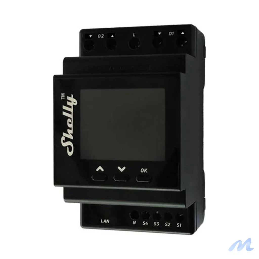 Shelly Pro Dual Cover PM DIN Rail Dual Controller, WiFi (Power measurement)