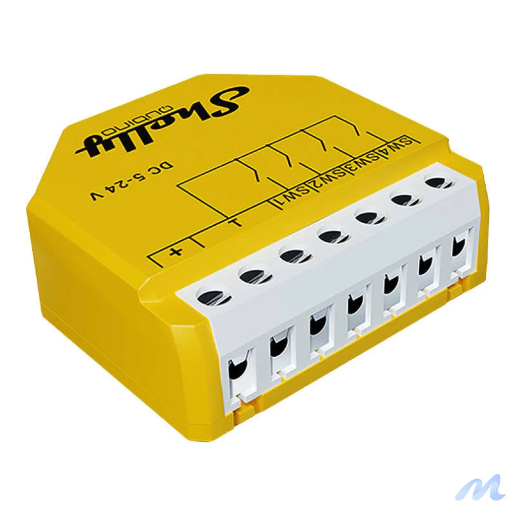 Shelly Qubino Wave i4 DC Scene Controller, Z-Wave (DC 5-24V)