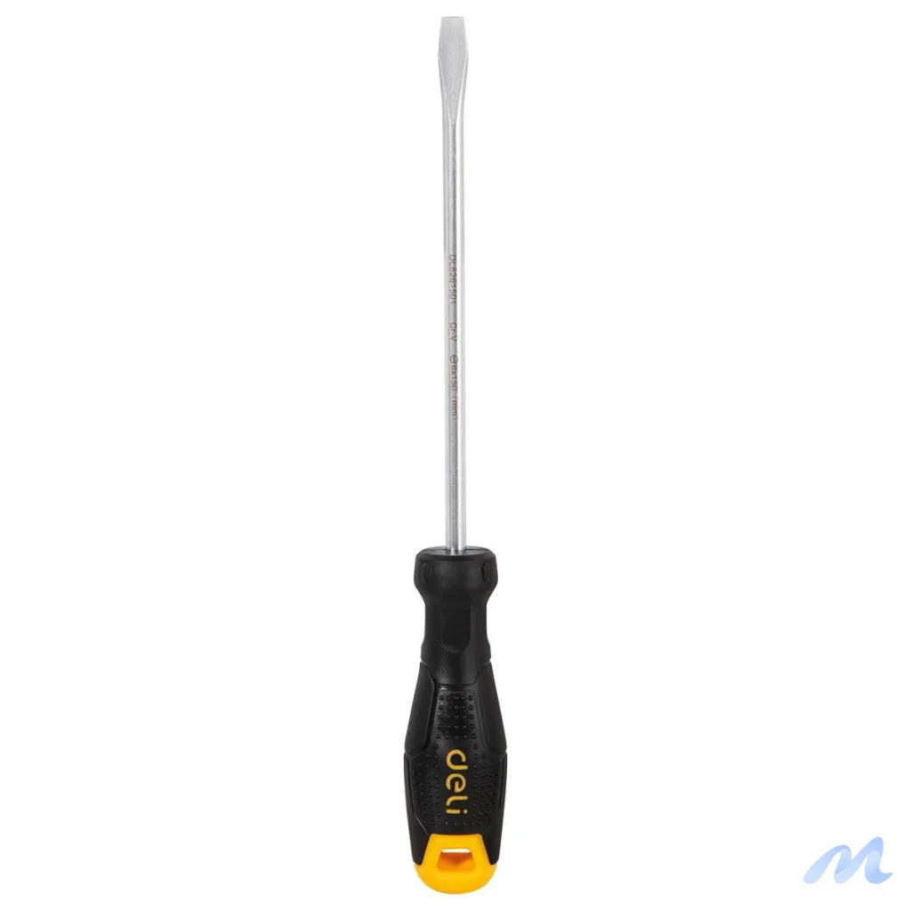 Slotted Screwdriver 6x150mm Deli Tools EDL6261501 (black)