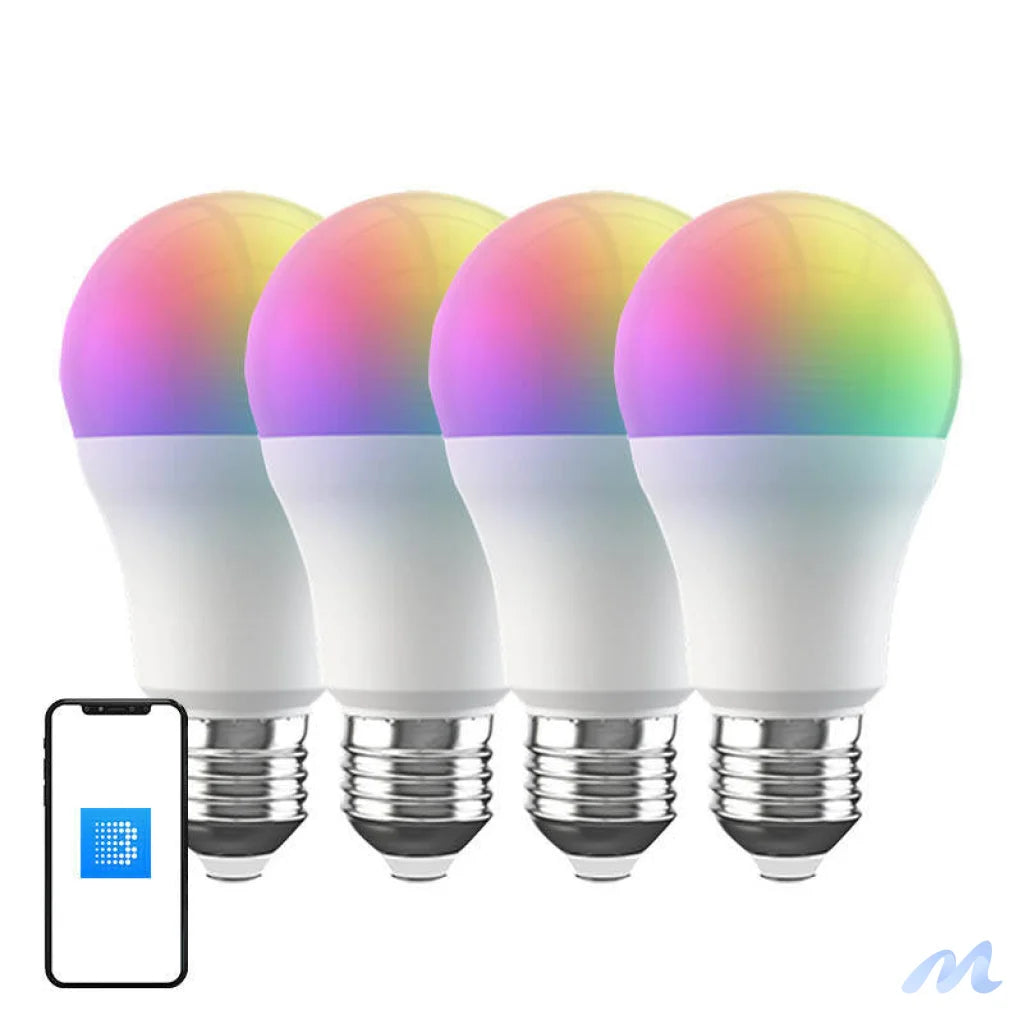 Smart BLU LED RGB Broadlink LB4E27 bulb (4-pack)