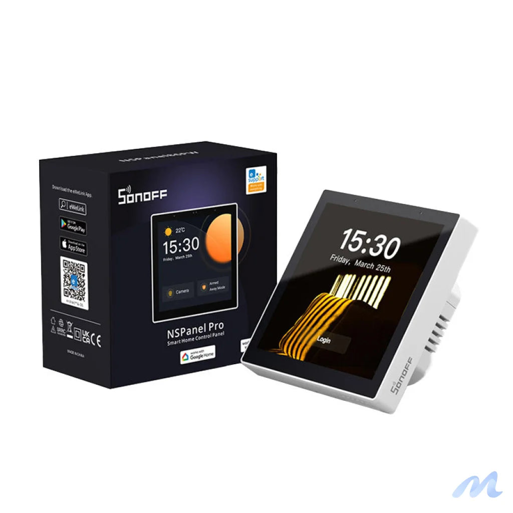 Smart Control Panel Matter WiFi/Bluetooth/ZigBee Sonoff NSPanel Pro (white)