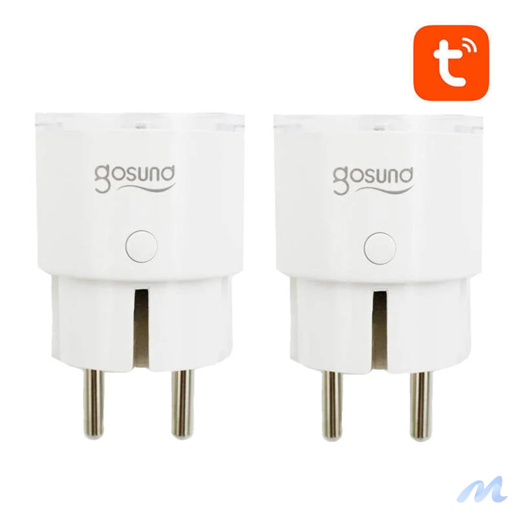 Smart plug WiFi Gosund SP111 3680W 16A, Tuya 2-pack