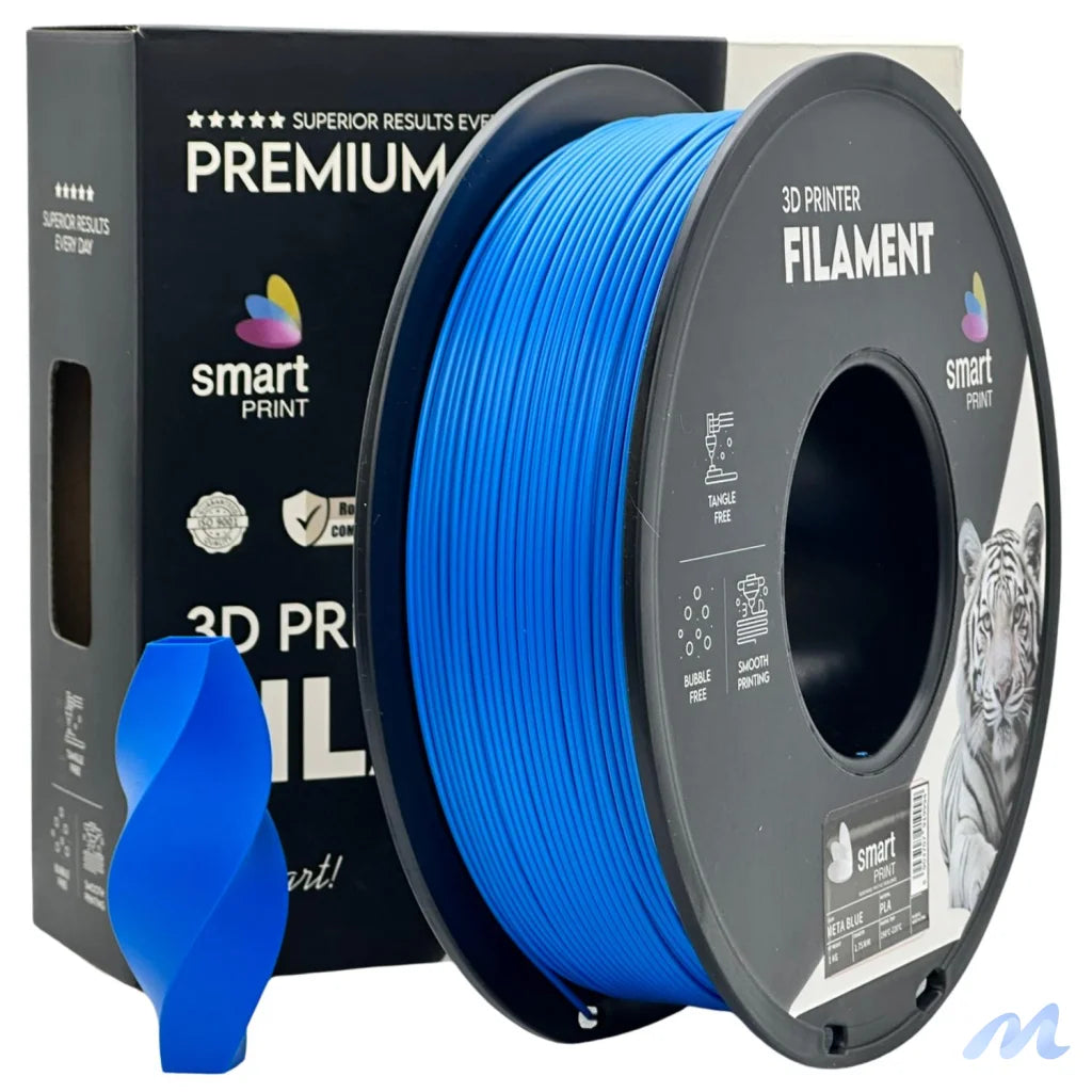 Smart Print PLA is easy to use, great for beginners. It prints smoothly with strong layer adhesion and minimal warping. Special inhibitors boost durability and color, making it ideal for everyday prints.