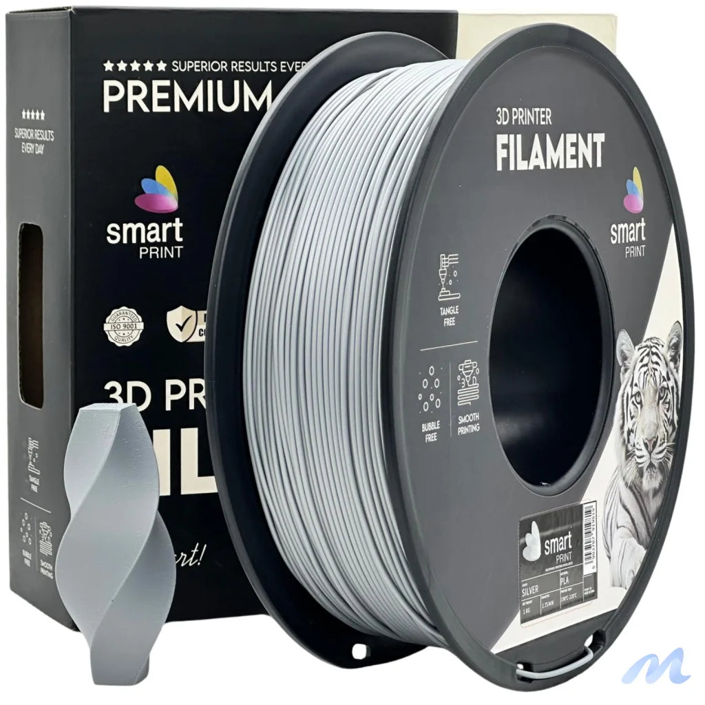 Smart Print PLA is easy to use, great for beginners. It prints smoothly with strong layer adhesion and minimal warping. Special inhibitors boost durability and color, making it ideal for everyday prints.