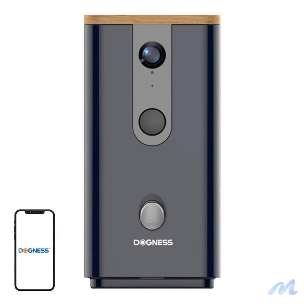 Smart snack feeder with camera T03 Dogness (Black)