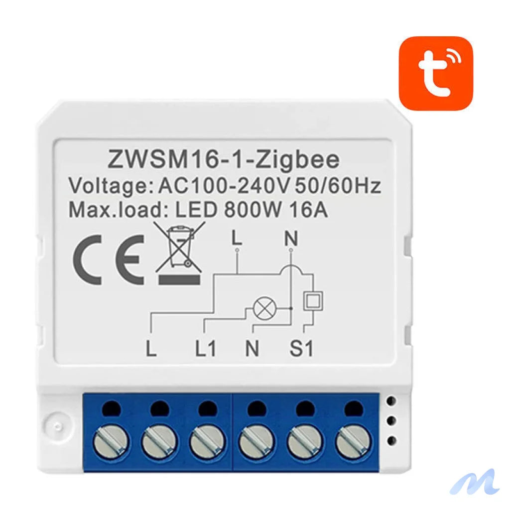 Smart Switch Module ZigBee Avatto ZWSM16-W1 TUYA