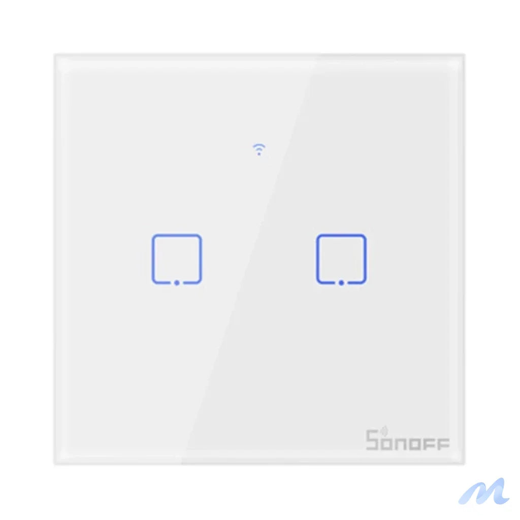 Smart Switch WiFi + RF 433 Sonoff T1 EU TX (2-channel)
