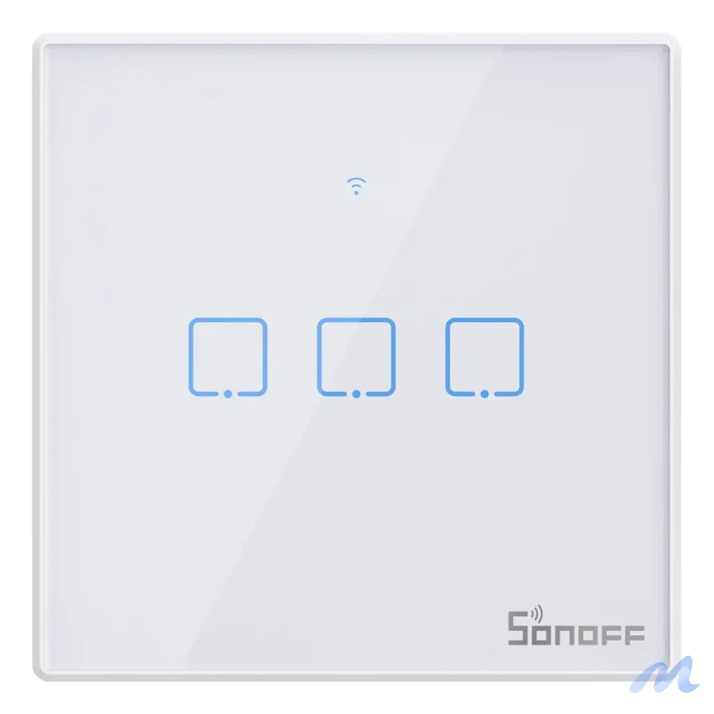 Smart Switch WiFi + RF 433 Sonoff T2 EU TX (3-channel) updated