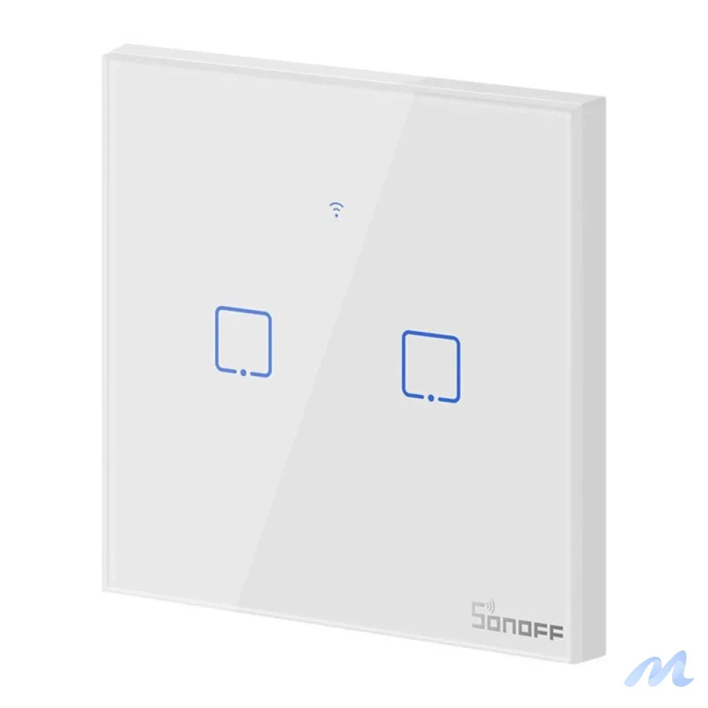 Smart Switch WiFi Sonoff T0 EU TX (2-channel)