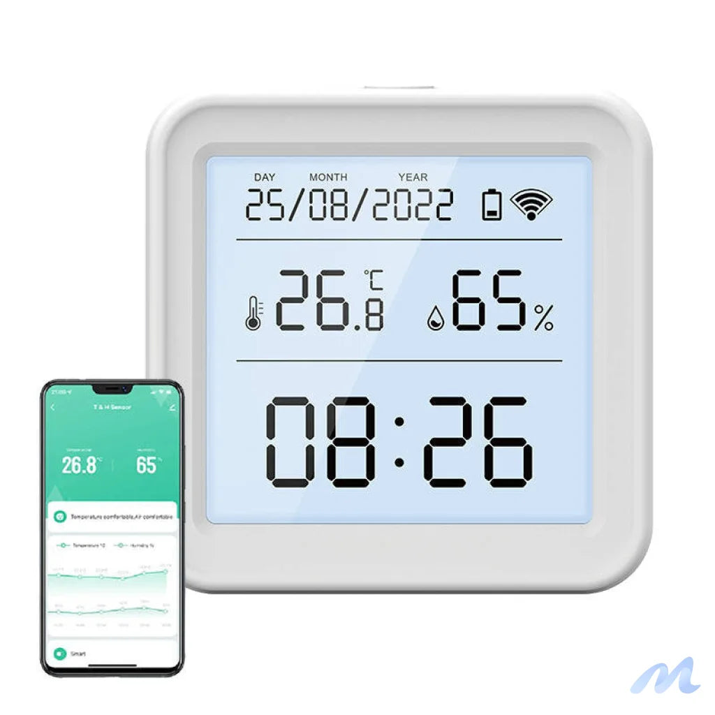 Smart temperature and humidity sensor WiFi Gosund S6 LCD Tuya