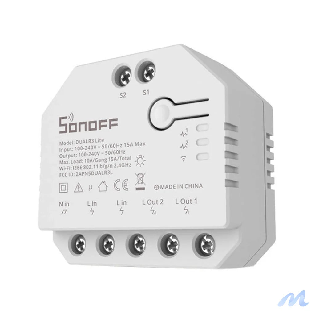 Smart Wi-Fi switch WiFi Sonoff Dual R3 Lite