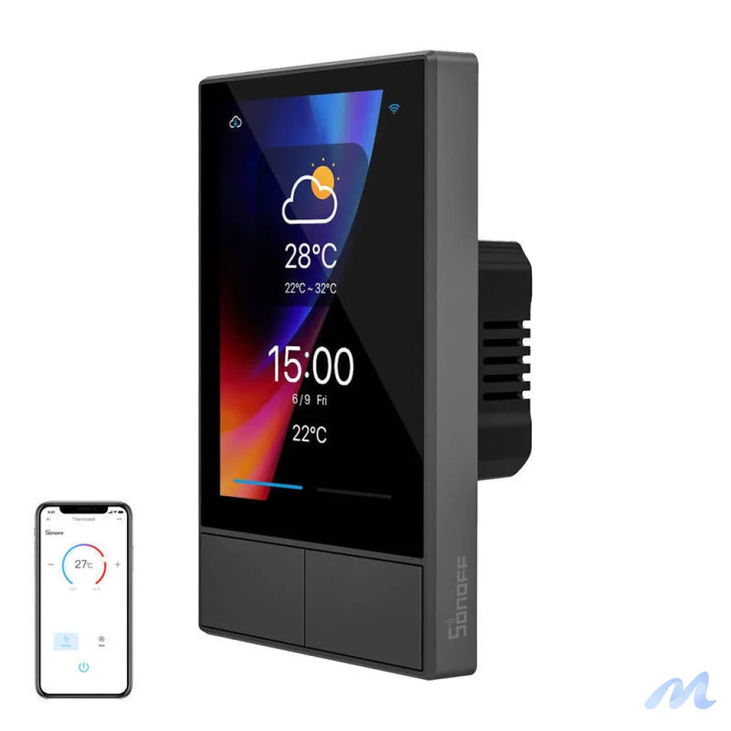 Smart WiFi control panel SONOFF NSPanel (black, 120mm)