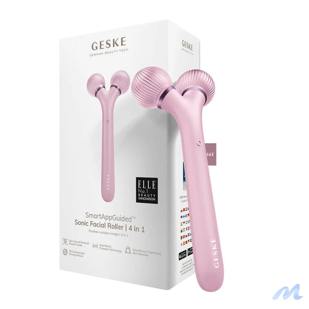 Sonic Facial Roller 4in1 Geske with APP (pink)