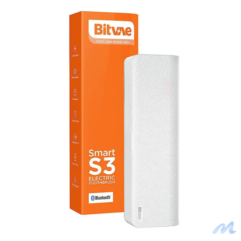 Sonic toothbrush with app, tips set and travel etui S3 (pink)