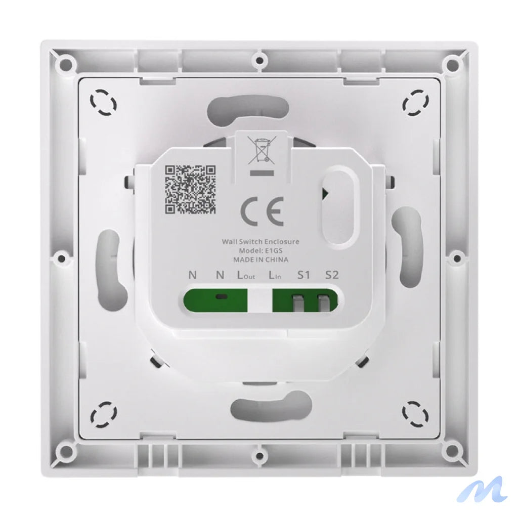 SONOFF E1GS wall switch housing (with N)