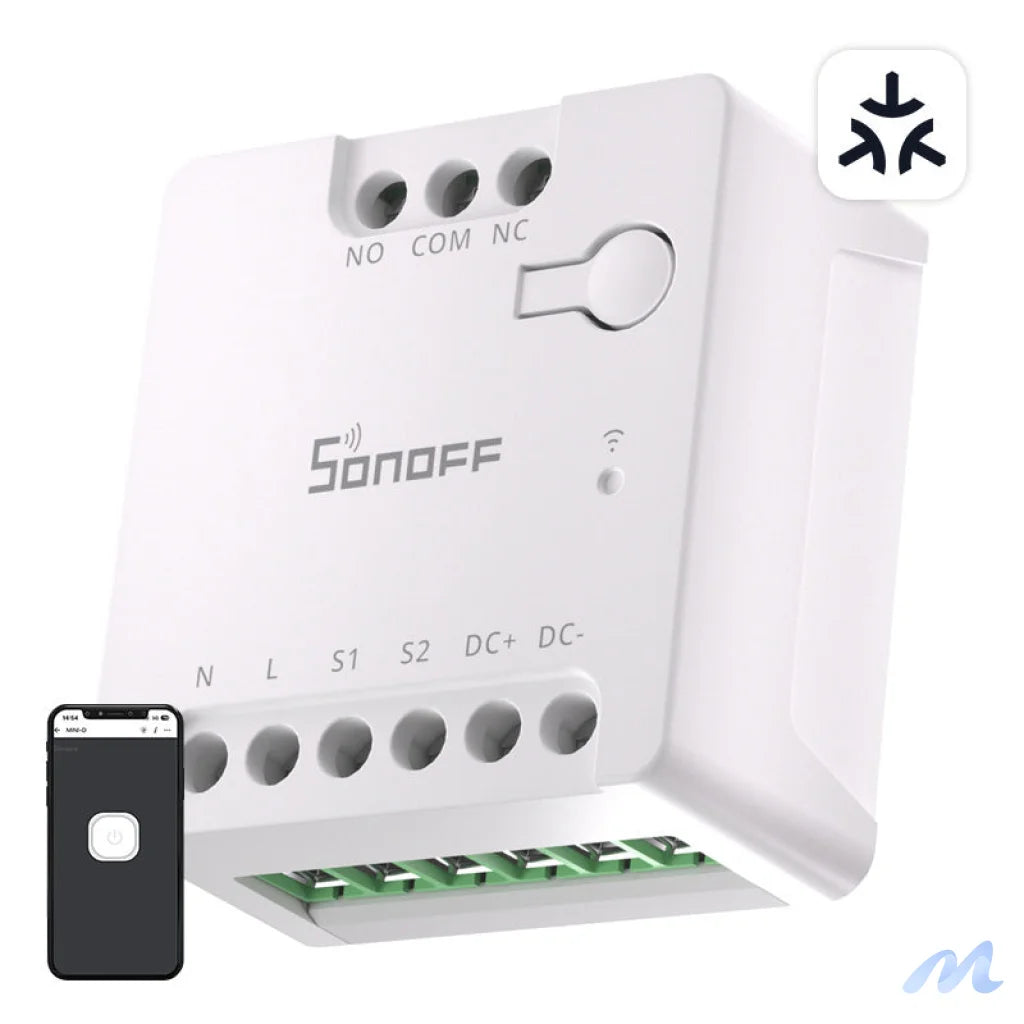 SONOFF MINI-D Smart WiFi Matter Switch (AC/DC 12-48V, dry contact)