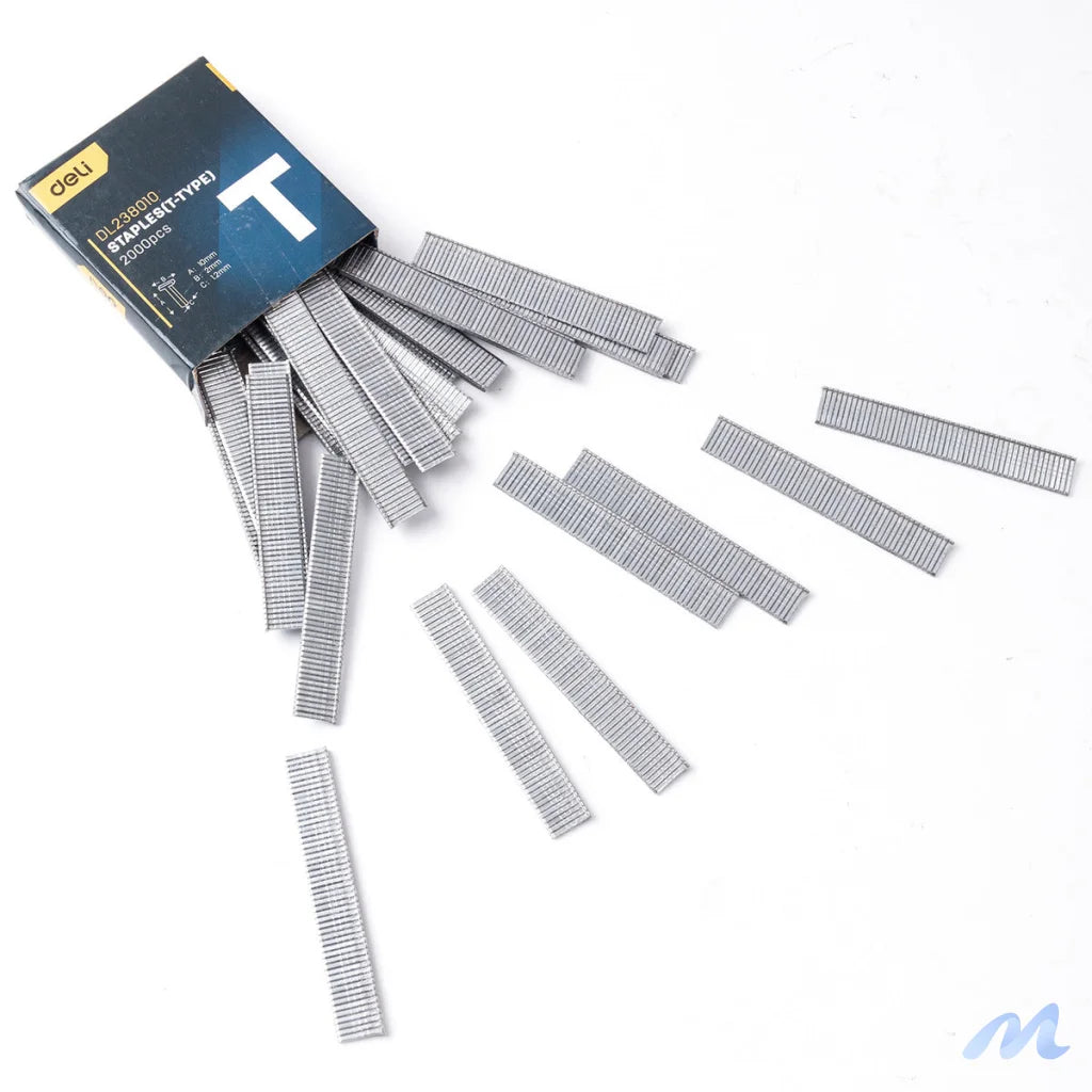 Staples type T Deli Tools EDL238010, 2000 pieces