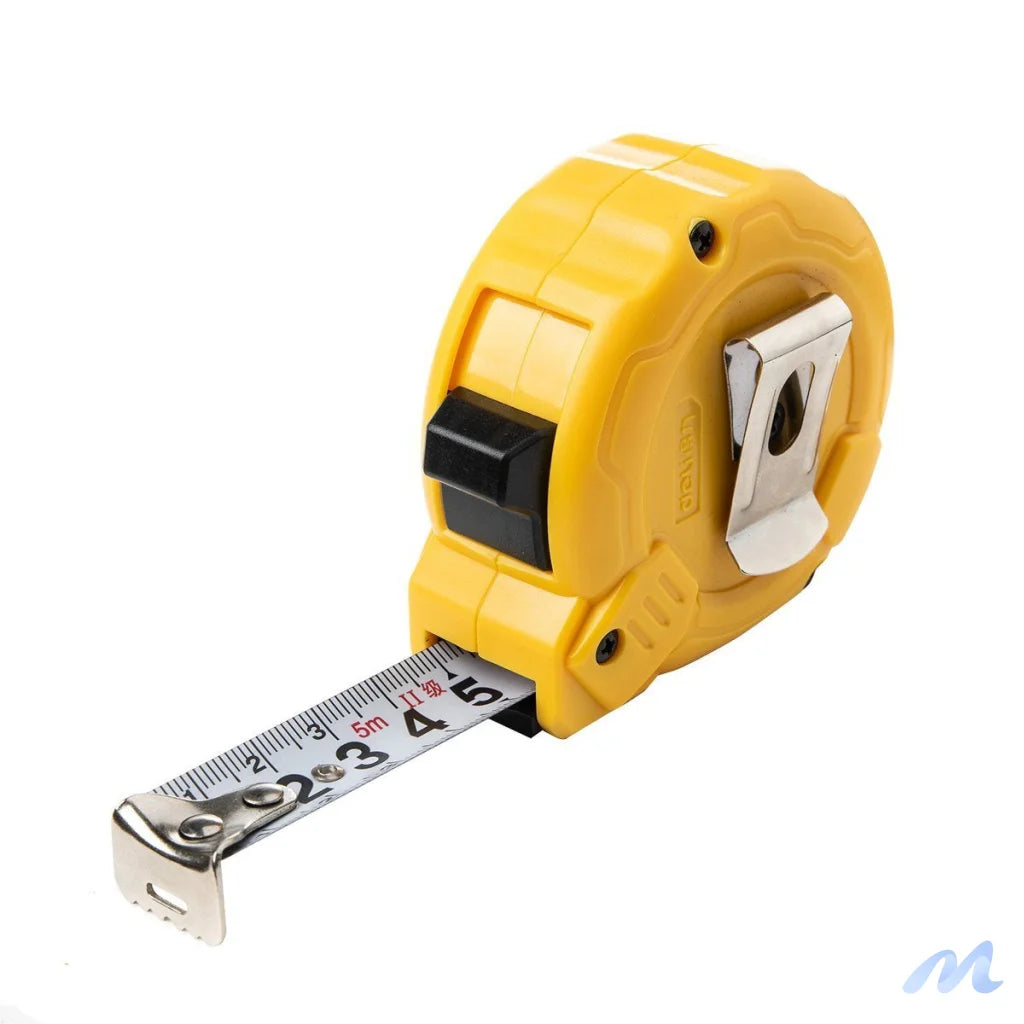 Steel Measuring Tape 5m/19mm Deli Tools EDL9005B (yellow)