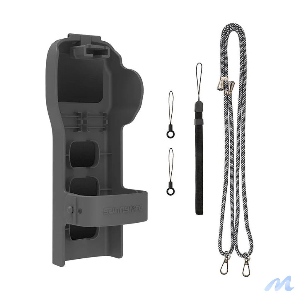 Sunnylife protective case with strap and lanyard for Osmo Pocket 3 (gray)