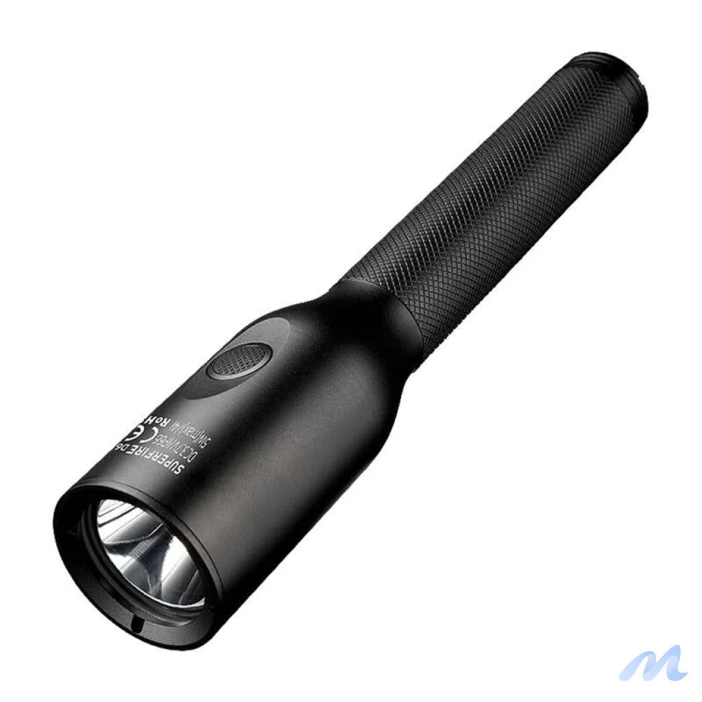 Superfire D6 flashlight, 220 lm, 210 m range, 4 modes