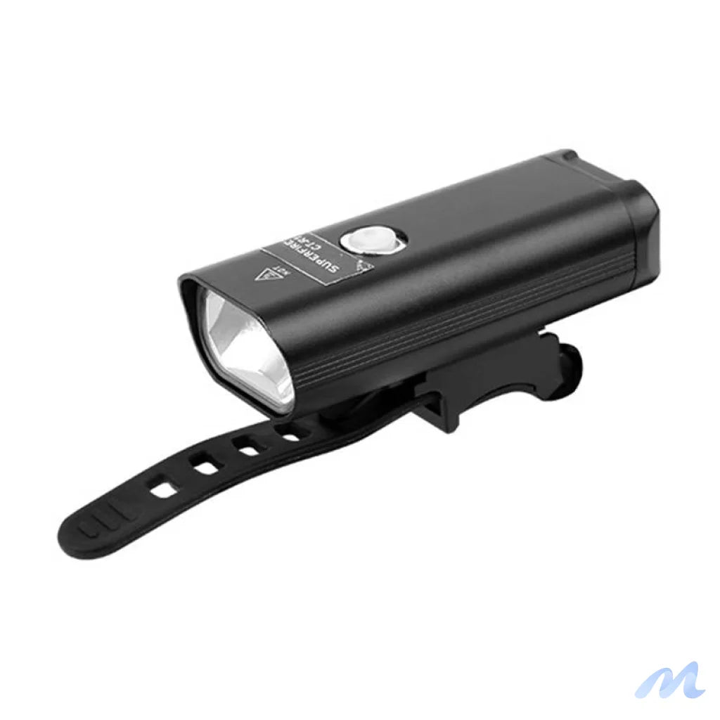 Superfire GT-R1 bike flashlight, 200 lm, USB, 3 modes, 90m