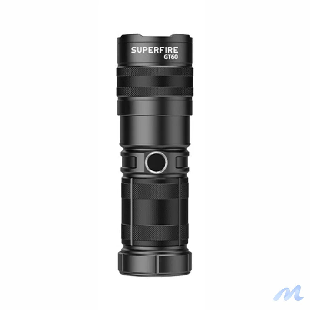 Superfire GT60 flashlight - 2600 lm, 2 modes, USB-C
