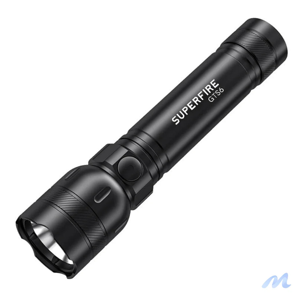 Superfire GTS6 flashlight, 360 lm, USB-C, 7W, 5 modes, 150m
